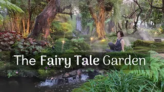 The Misty Forest Cafe | Tropical Garden Landscape with Waterfall