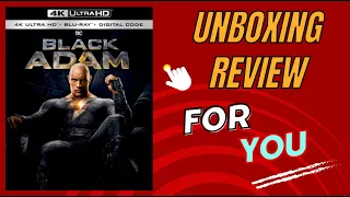 BLACK ADAM. A TRUE HERO? (Dwayne Johnson) 4K Bluray Unboxing & Review!! #film #movie #4k