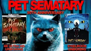 PET SEMATARY (30th Anniversary) - 4K Ultra HD & FYE Exclusive Steelbook - Unboxing | BLURAY DAN