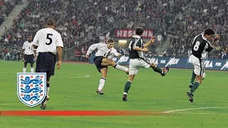 Gerrard's superb first goal for England (v Germany 2001) | From The Archive