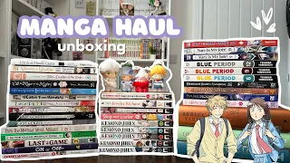 manga haul & unboxing 🐉 | January [35+ volumes]