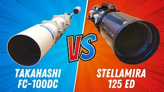 Takahashi FC100dc vs StellaMira 125 ED on Jupiter and the Moon