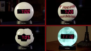 Sonic Alert Themed Night Light Alarm Clock