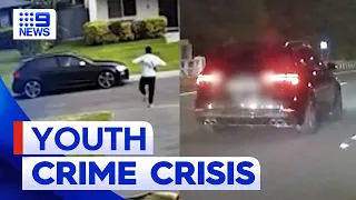 Four teenagers arrested after high speed police chase | 9 News Australia