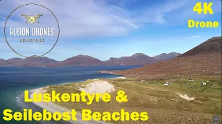 Seilebost and Luskentyre, the Isle of Harris Beaches - DJI AIR3 4K