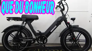 Fat bike homologué aussi puissant qu'un 1000W(himiway escape)