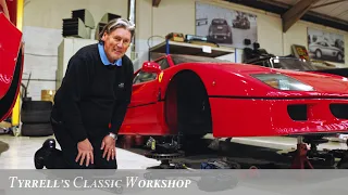 Ferrari F40 restoration - Part 1 | Tyrrell's Classic Workshop