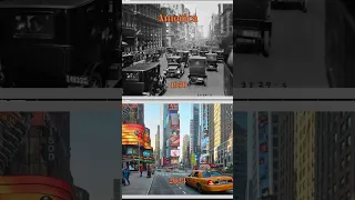 Life In USA 1950s and 2024 - What America Looked Like in 1950 | #asia #america #india #viralshorts