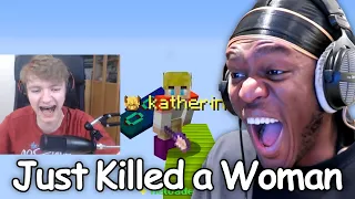 KSI Reacts to TommyInnit "Just Killed a Woman Feeling Good!"