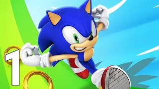 Sonic Dash - Endless Runner Gameplay Walkthrough Part 1 -Tutorial [iOS/Android Games]