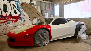 Painting the Ferrari GT3 458!