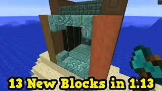 13 New Blocks in Minecraft 1.13 (Update Aquatic)