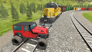 Cars Vs Rail #21 – Beamng.Drive | Dancing Cars