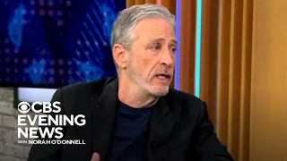 Jon Stewart returns to host "The Daily Show"