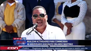 Realizan actividades para conmemoran 48 aniversario asesinato Orlando Martínez