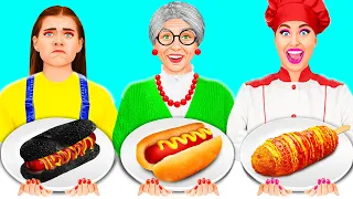 Me vs Grandma Cooking Challenge | Smart Gadgets vs Hacks by TeenTeam Challenge