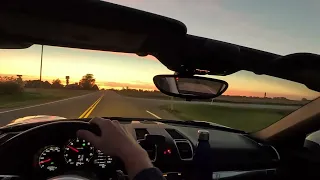 2015 Porsche Boxster Base 2.7 PDK - POV drive at sunset