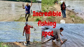 Incredible fishing spot packed with different species of fish | fishing Manitoba #canada