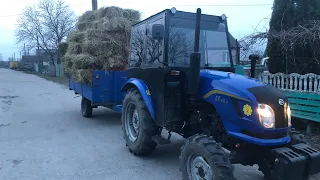 Подарував брату сівалку, тепер буде цікавий проект, а він привіз причеп сіна