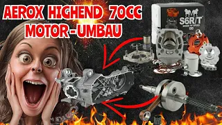 70CC HIGHEND AEROX MOTORUMBAU  | Stage6 R/T 70 | Motor Komplett Umbau | Tuning Setup | By Lilo