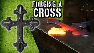 Forging a $75 Steel Cross [Full Tutorial]  Beginning Blacksmith Projects