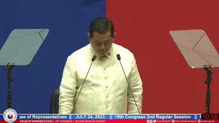 LIVE | Pagbubukas ng second regular session ng House of Representatives 19th Congress