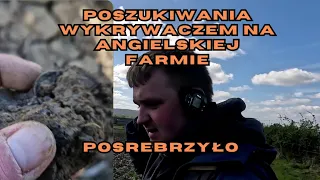 Poszukiwania wykrywaczem Co znajdę na Angielskiej Farmie???Posrebrzylo w dołku!