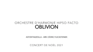 OBLIVION - Astor Piazzolla - Harmonie Hipso Facto Strasbourg