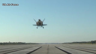 Air Force X-37B mini-shuttle lands at Kennedy Space Center
