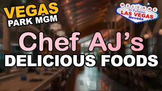 Delicious Foods by "Chef AJ" (Executive Chef AJ ANG) at La La Noodles, Park MGM, Las Vegas