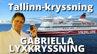 Luxury cruise to Tallinn with Gabriella via Mariehamn and Helsinki ⛴️😍 - Viking Line