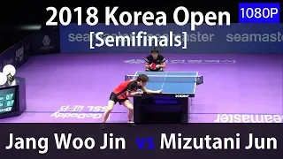 Jang Woojin vs Mizutani Jun [2018 Korea Open_Semifinals]