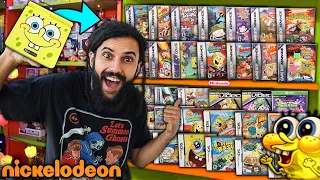 MY ENTIRE NICKELODEON VIDEO GAME COLLECTION!! NINTENDO GBA, DS, MORE! *NEVER SEEN* (2022)