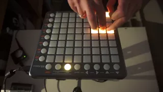 Novation Launchpad finger drumming session -live beat-Dj Nawyku