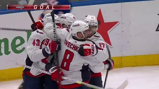 Alex Ovechkin assists on Mantha's goal vs Islanders after missing a good chance (11 mar 2023)