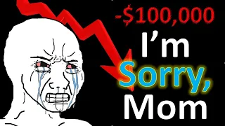 WallStreetBets guy GAMBLES his mom's life savings and gets REKT - Guh!