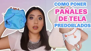 Cómo usar los pañales predoblados l MARCAS RECOMENDADAS PREDOBLADOS #pañalesdetela #preflats