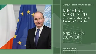 A Conversation with Micheál Martin T.D., Tánaiste