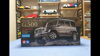 TAMIYA CC-02 MERCEDES-BENZ G500 UNBOXING