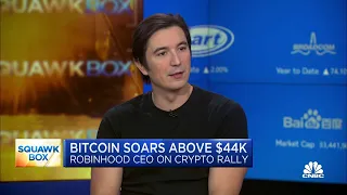 Robinhood CEO on crypto rally: Optimism around bitcoin ETF, changing interest rate environment