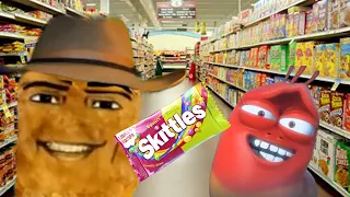 Skittles meme oi oi oi red larva & Omega Nugget gedagedigedagedo