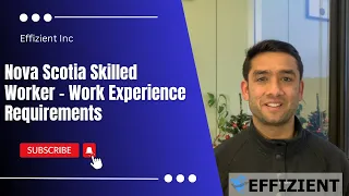 Nova Scotia Skilled Worker - Work Experience Requirements