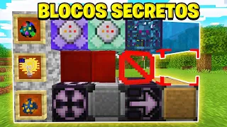 🙀 COMO PEGAR 15 BLOCOS SECRETOS do MINECRAFT (PE, JAVA, PS4, XBOX e Windows 10)