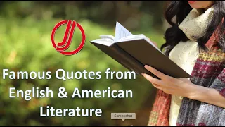 50 Most Important Quotations of English & American Literature | Shakespeare | Keats | Wordsworth etc