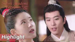 Highlight EP16 Diam-diam berpegangan tangan | Siswi Akademi Kerajaan | WeTV【INDO SUB】