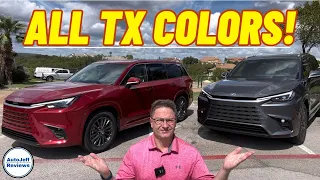 ALL 2024 Lexus TX COLORS Ranked Worst to First!