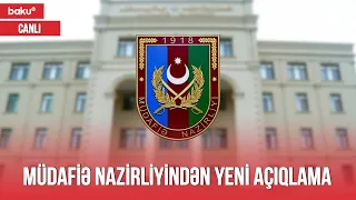 Müdafiə Nazirliyindən yeni açıqlama - Xüsusi buraxılış (16.09.2022)