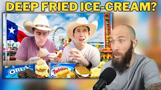 South African Reacts to Brits go to Texas and try Deep-Fried Oreos