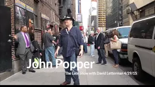 John Popper - The Late Show with David Letterman 4/29/15