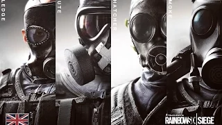 RAINBOW SIX SIEGE - British SAS - Operators all cinematics (Sledge, Thatcher, Mute, Smoke) [HD]